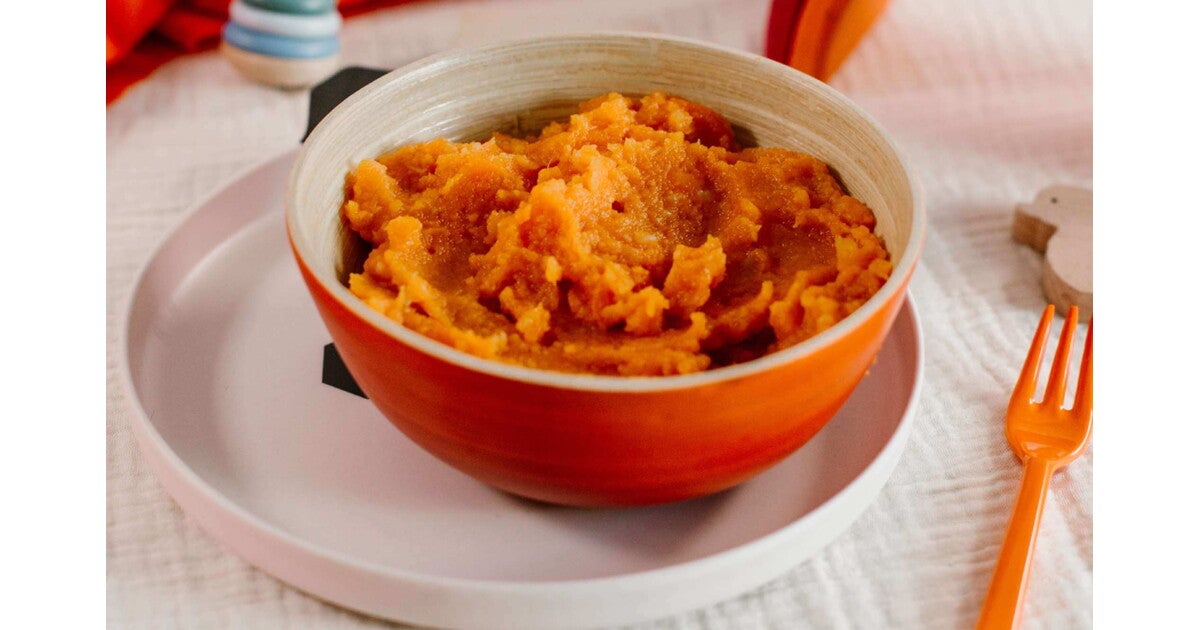 Puree De Patate Douce Au Boeuf Baby And Me