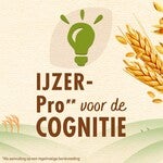Grafisch logo met groene gloeilamp, tarwearen en de Franse tekst FER-Pro** pour la COGNITION
